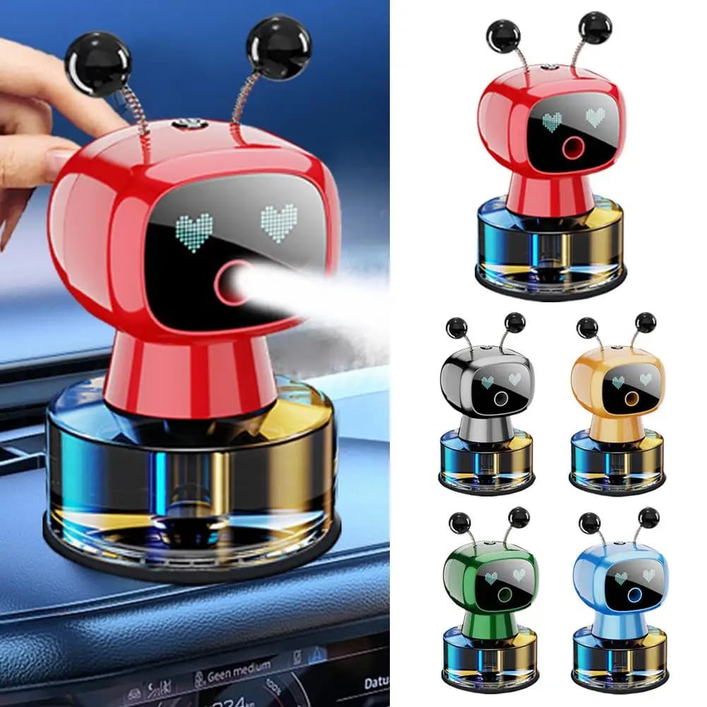 Car Perfume Accessories Robot Car Car Aromatherapy Machine Intelligent Spray Auto fragrance Car perfume Deodorant