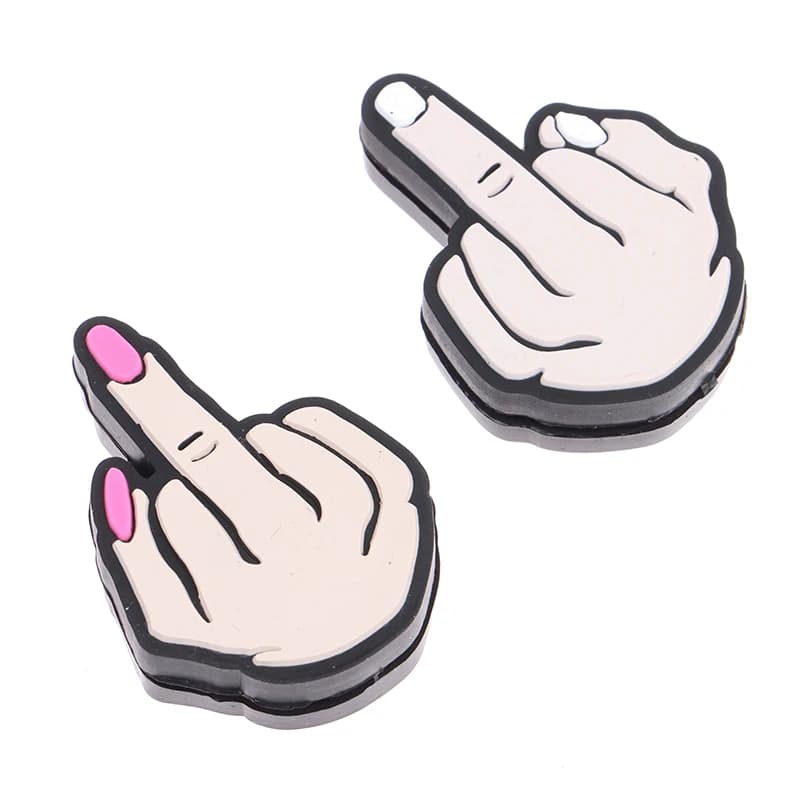 Antivibration for Tennis Racket in Middle finger shape, Soft Silicone Shock Absorber