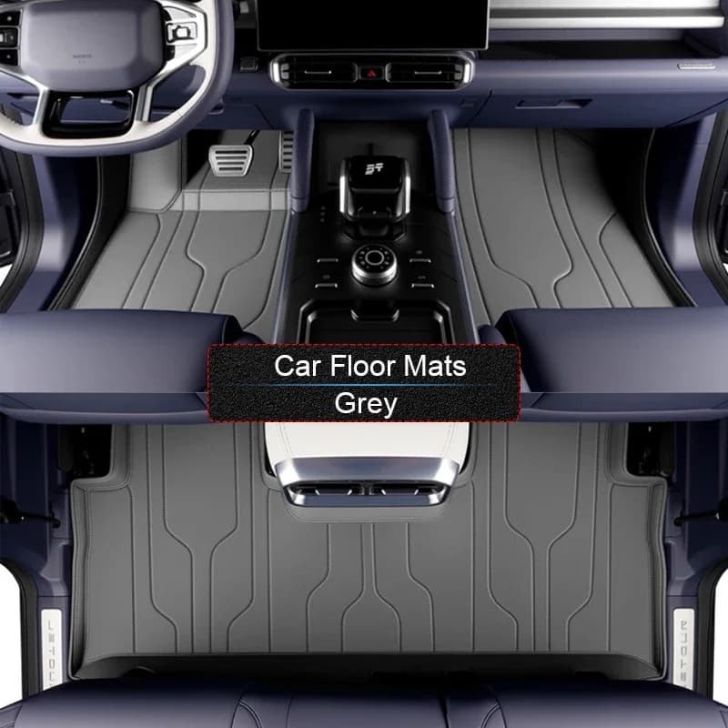 Auto For JETOUR T2 2023-Present Custom Leather Nappa Foot Protecting Luxury Zerbino Waterproof Floor Pad Interior Accessory