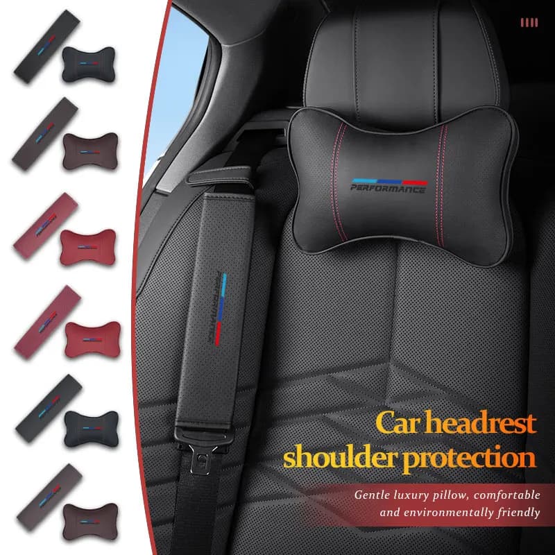 Car Seat Belt Shoulder Pad Protective Cover Auto Interior Accessories For BMW E91 E92 E93 E60 F10 F30 E39 E36 E87 X3 X5 E70 E46