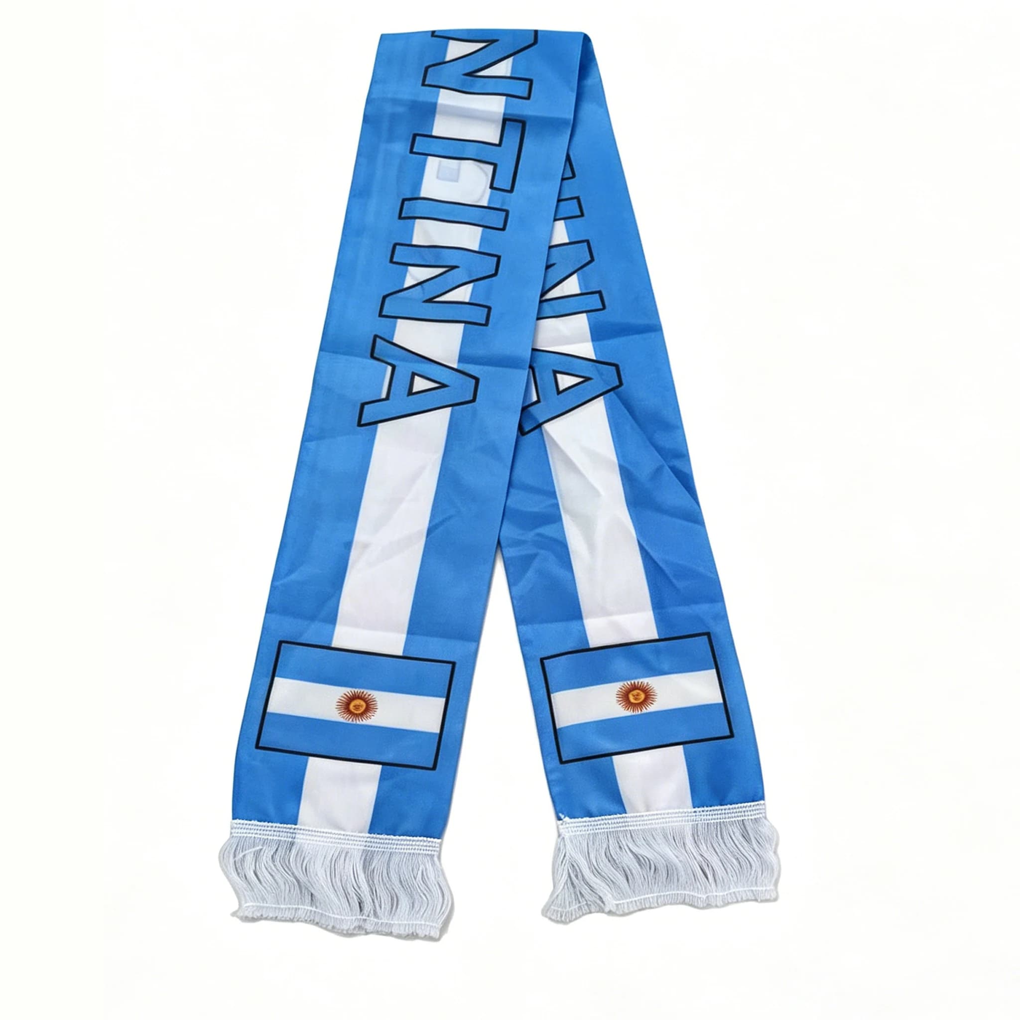 Flagicts 100% Polyester Double Side Printing Paraguay Flags Scarf