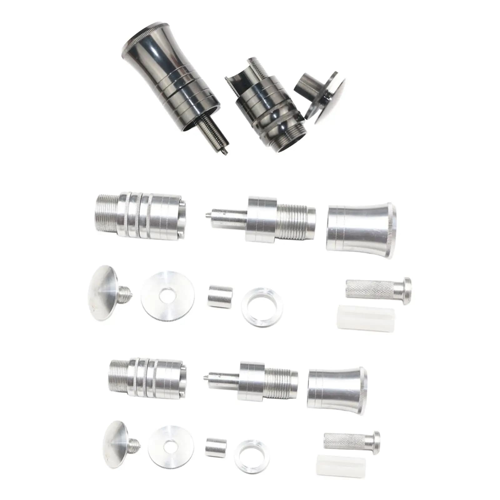 Do-it-yourself fishing reel seats, DIY fishing rod accessories, metal, professional