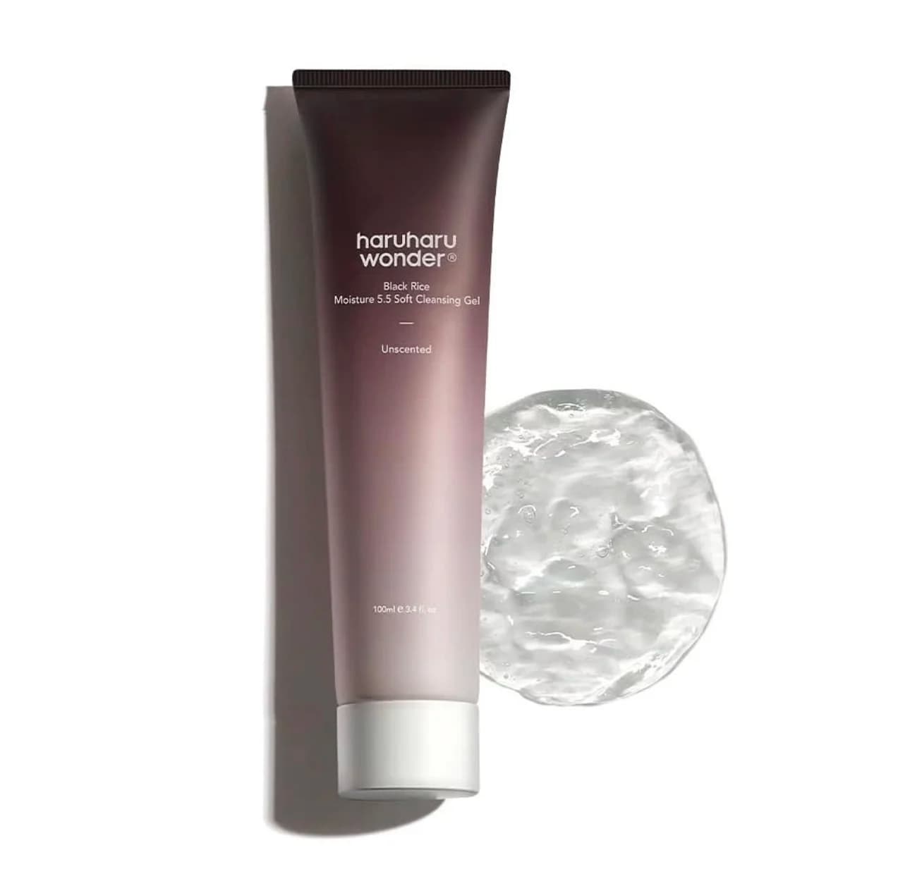 100ml Original haruharu wonder Black Rice Moisture Soft Cleansing Gel Unscented Hydrate Smooth Repair Barrier Deep Cleansing Gel