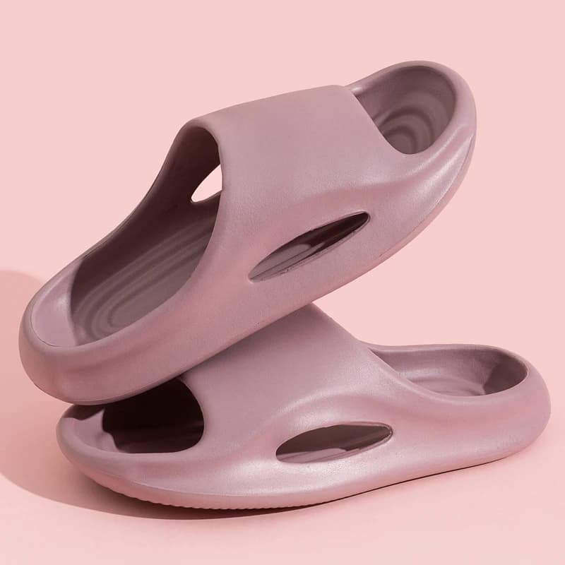 Women's Classy New Sports Slippers for Couples Home Summer Outer Wear Thick-Soled Non-Slip Slippers Eva Deodorant Outdoor Sandals for Women