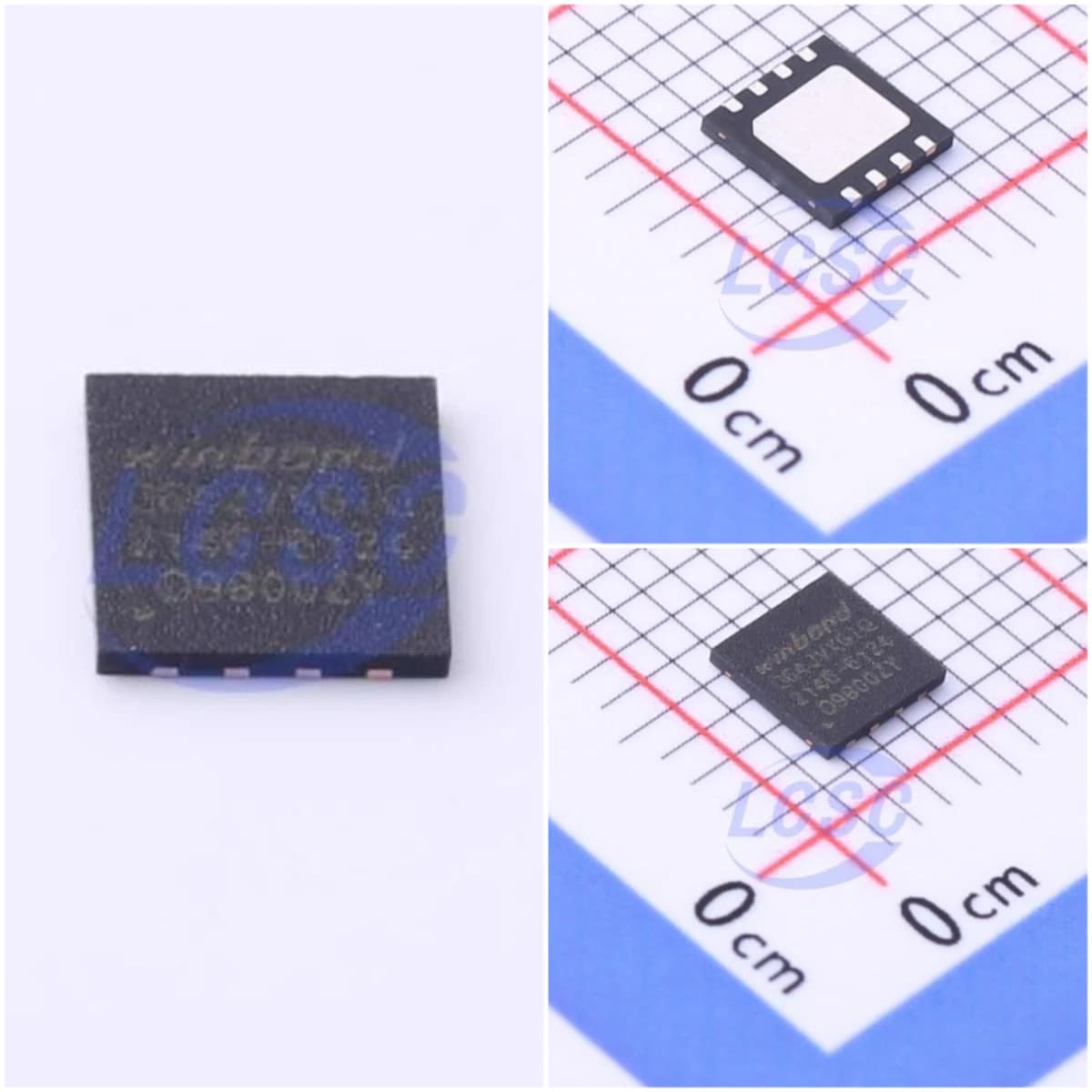 Memoria flash SPI W25Q64JVXGIQ da 5 pezzi/confezione con doppio chip IC Quad 2.7V~3.6V 64Mbit 133MHz XSON-8-EP(4x4) Q64JVXGIQ