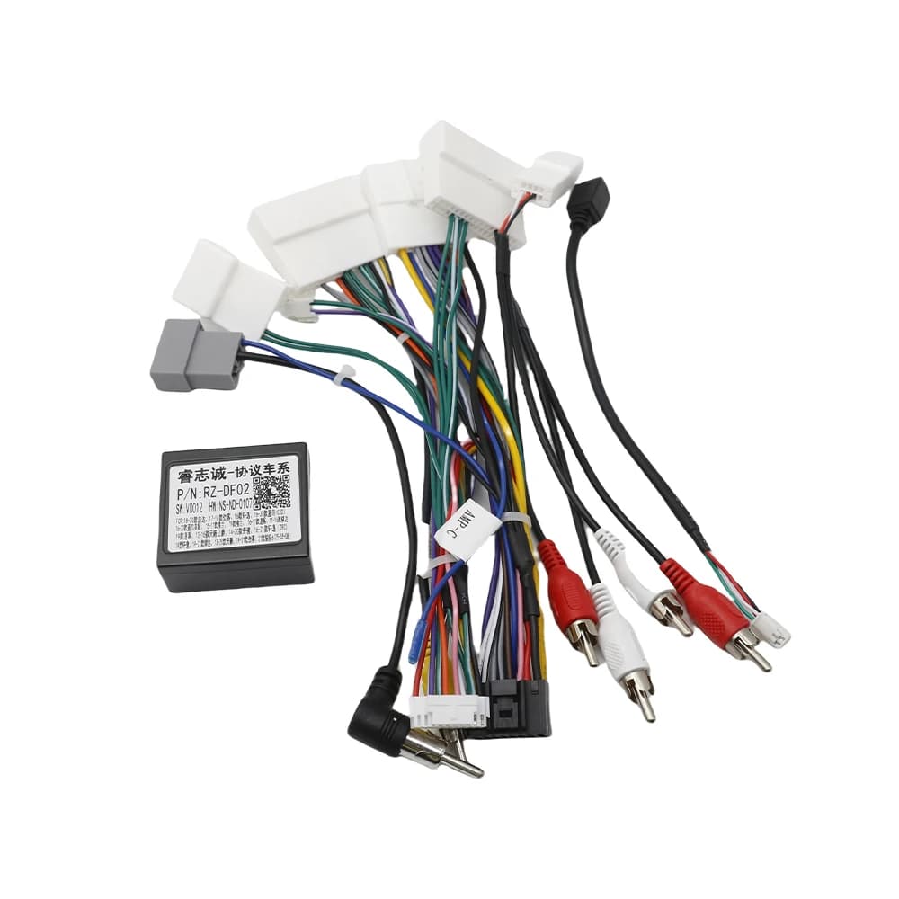 Cablaggio CANBUS a 16 pin per Nissan Navara NP300 2017-2019 - Adattatore radio Android RZ-DF02