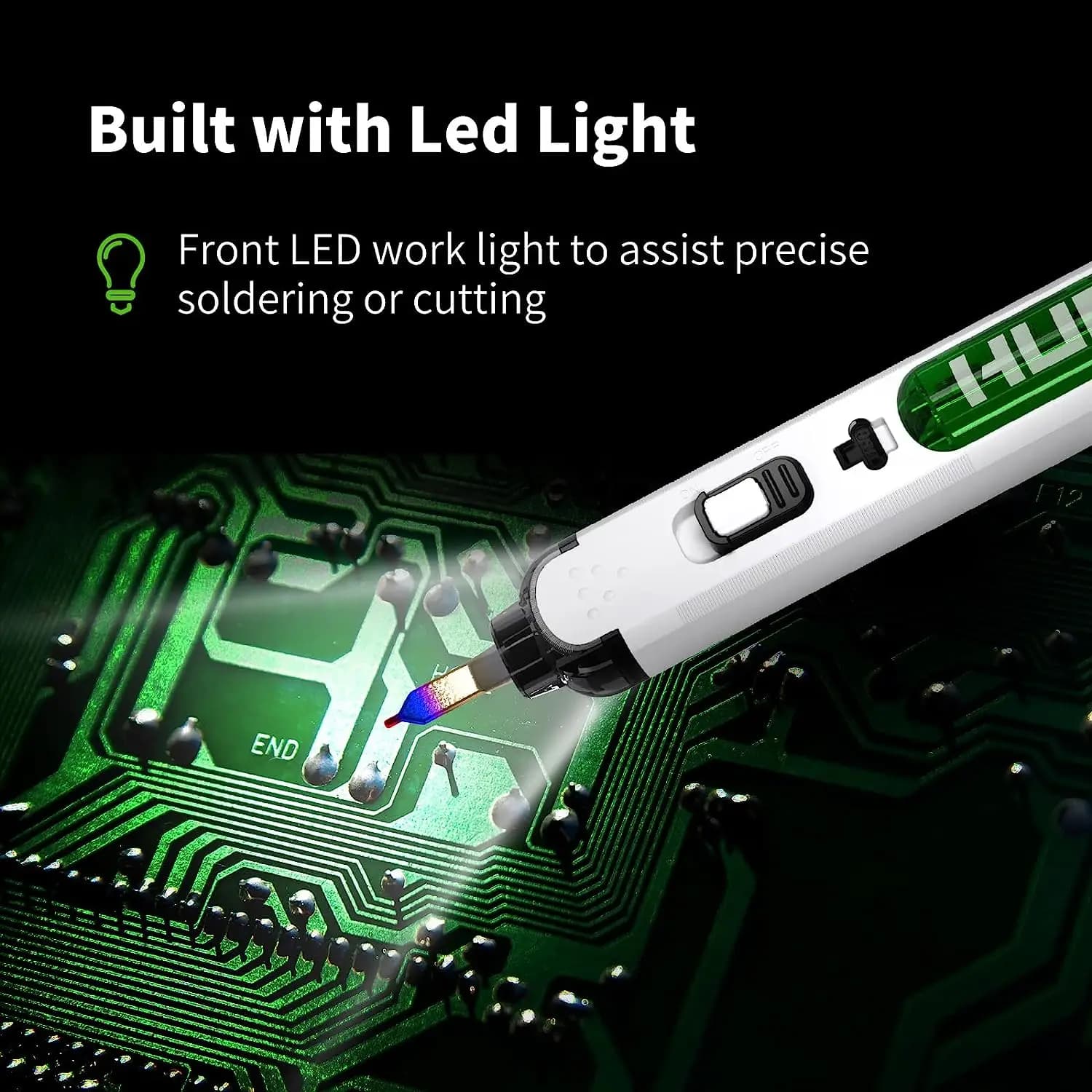 Huepar Cordless Saldatore Strumento Penna di Saldatura Strumento di Saldatura Elettrico Portatile USB 5V 2000mAh 3 Secondi Heat Up Pistola di Saldatura