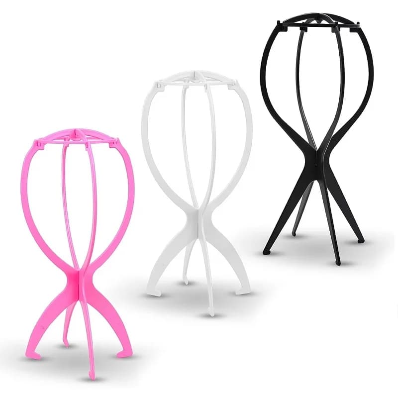 Supporto per parrucche e cappelli, pieghevole e resistente, ideale per viaggi, esposizione e styling