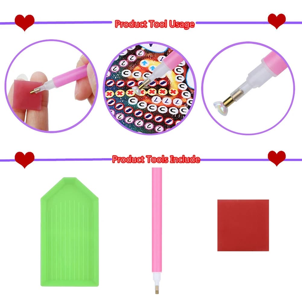 Kit Pittura Diamante 5D Fai da Te a Forma Speciale Animale, Decorazione Murale per la Casa