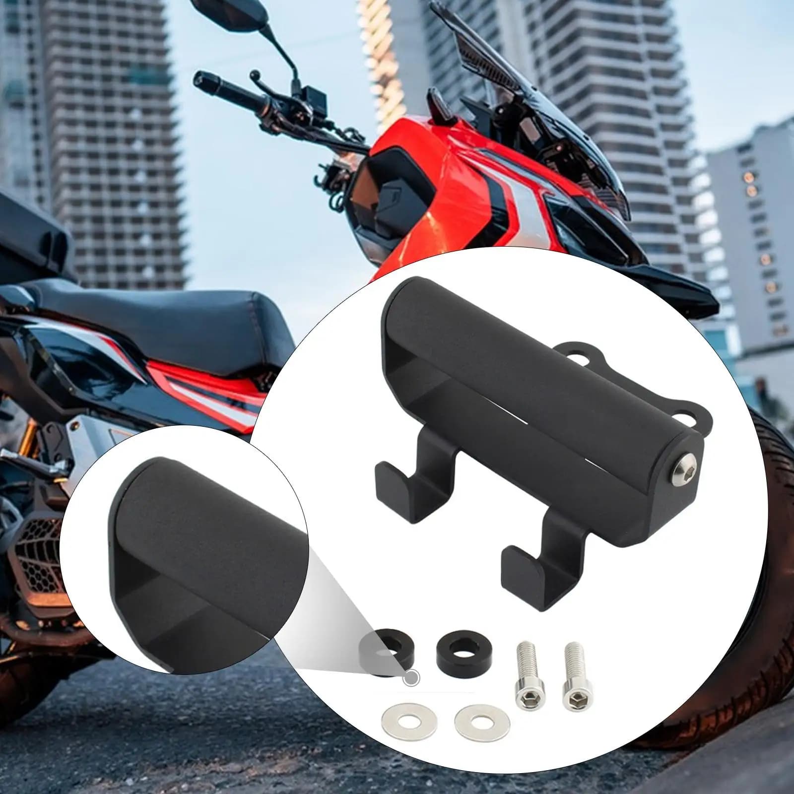 Lightweight Helmet Hook Extension Armrest Navigation Stand for Honda PCX160 2025 2026 Motorcycle Kit
