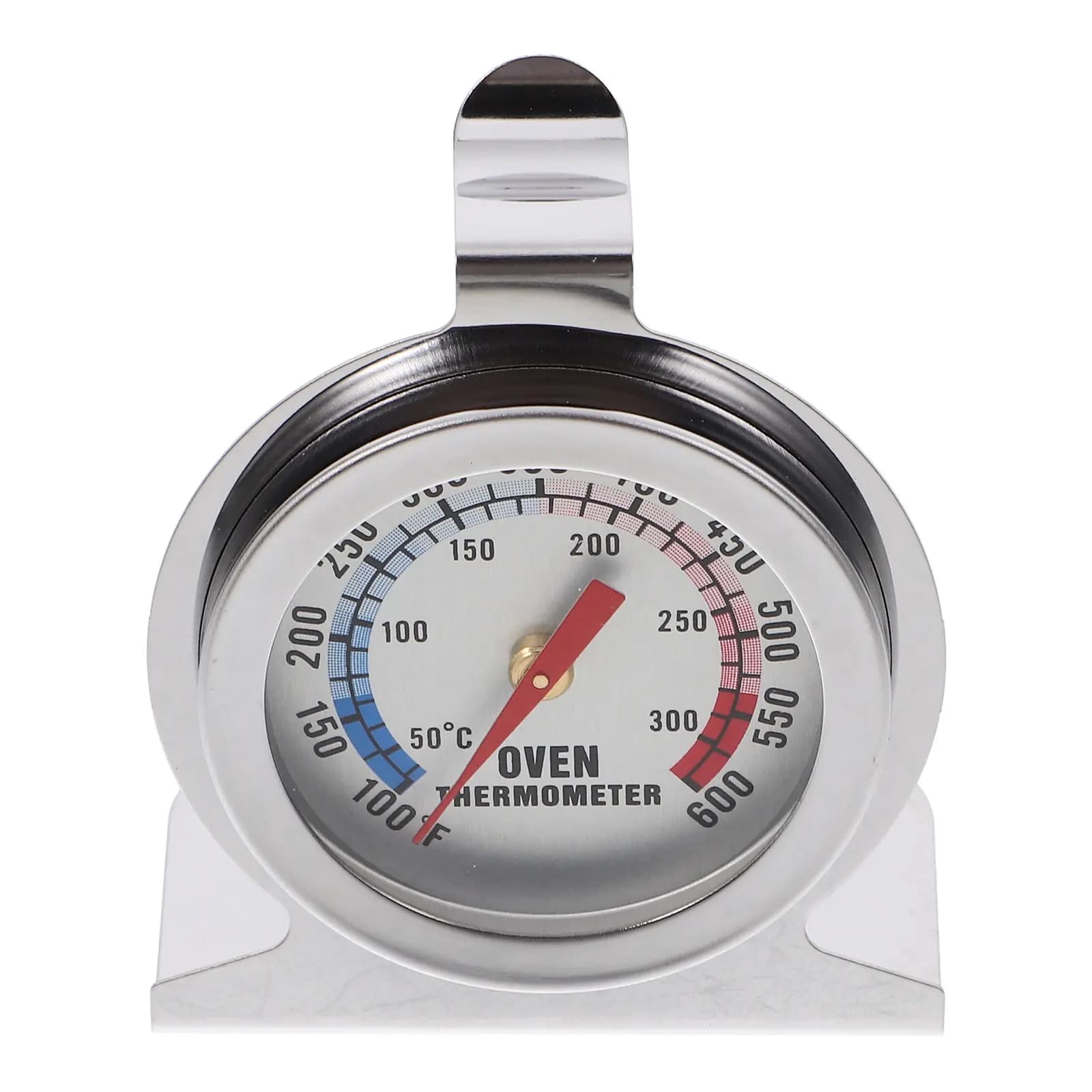 Metal Oven Thermometer Stainless Steel Accurate Kitchen Thermometer for Baking Roasting Barbecue Grill Temperature Measuring