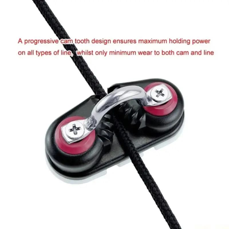 U2JB Sailboats Kayak Accessories Marine Line Cleats for Rope Ball Bearing Fast Entry