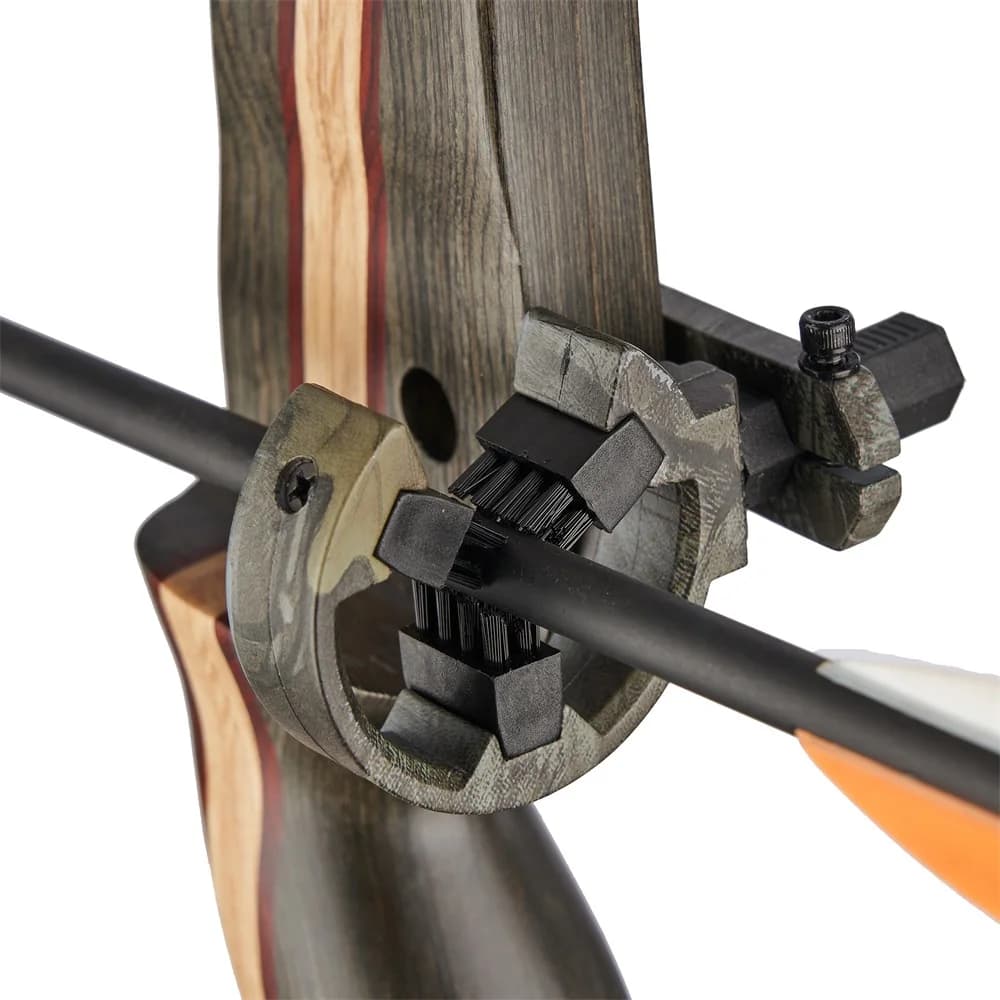 Adjustable Metal Brush Arrow Rest Right Left Hand for Recurve/Compound Bow Outdoor Archery Target Practice