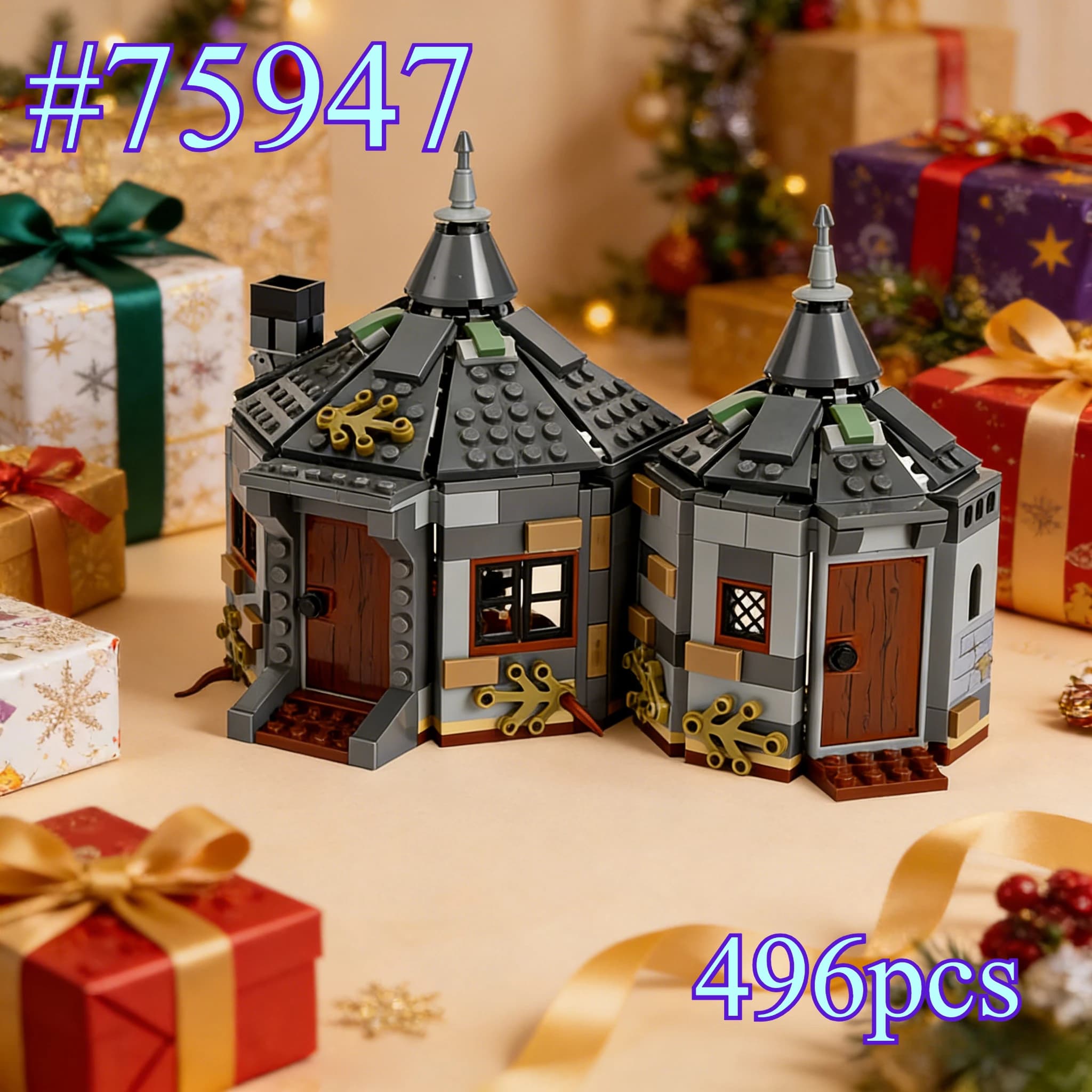 Set di blocchi da costruzione Backbeak's Rescue 75947 adatti per regali di Natale compatibili con particelle Legoed, 496 pezzi.