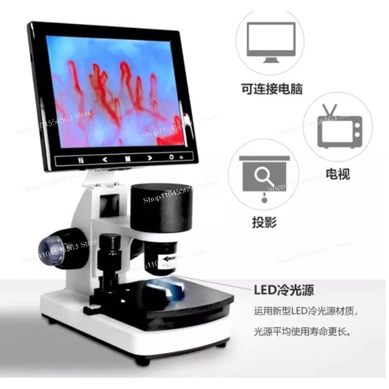 Microscopio per osservazione del flusso - strumento di rilevamento del flusso a livello delle dita XW880