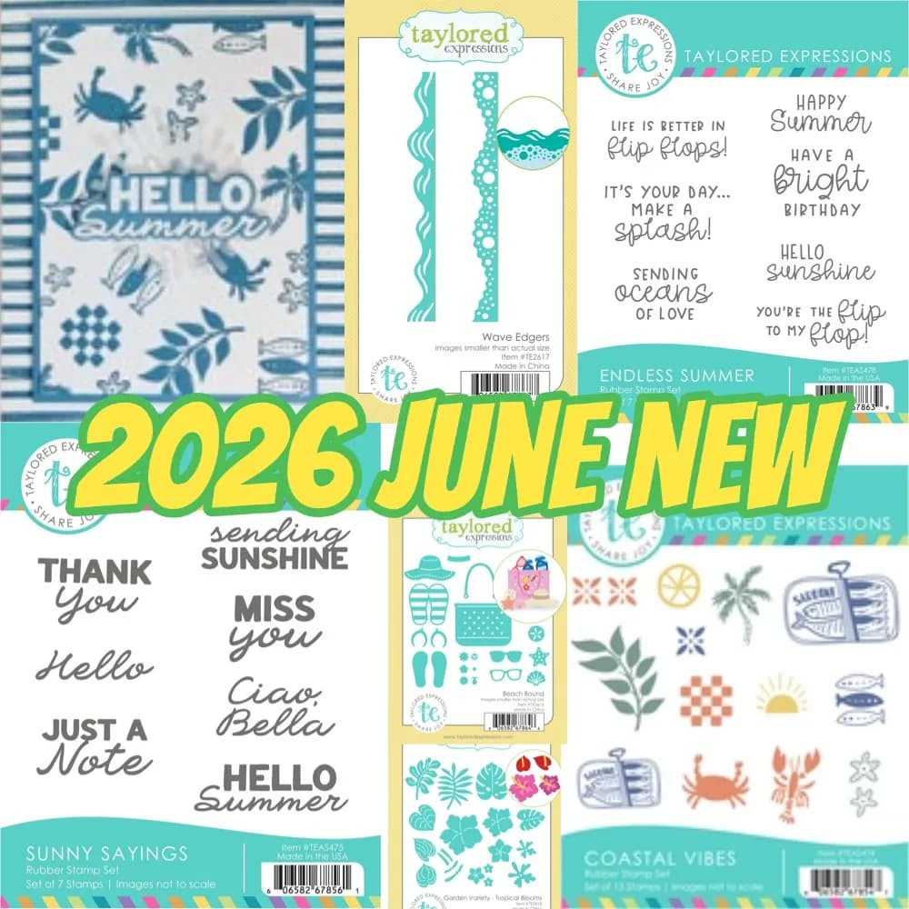 2026 June new Endless Summer Die Set metal cut dies and clear stamps scrapbooking to make paper engraving frames card craft set