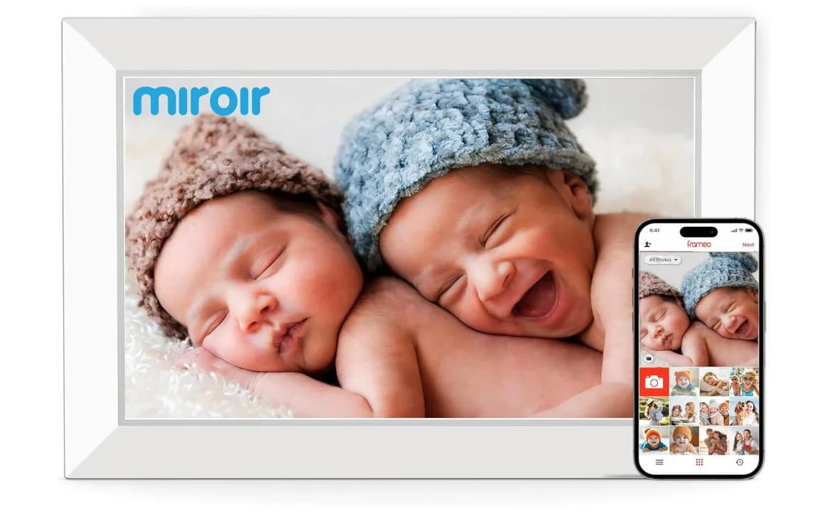 Digital Picture Frame, Frameo 10.1 Inch Digital Photo Frame WiFi, 32GB Memory, Electric Frame Slideshow, 1280 * 800 HD Touch Scr