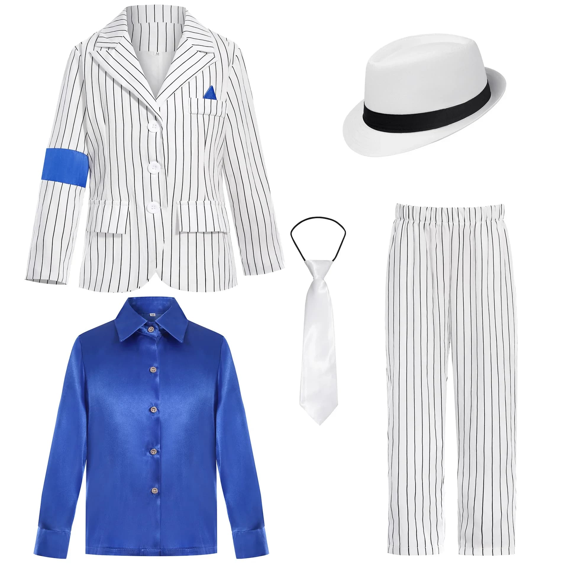 Michael Jack Dancer Cosplay Suits for Stage Performance Smooth Criminal MJ Costumes Sets Halloween