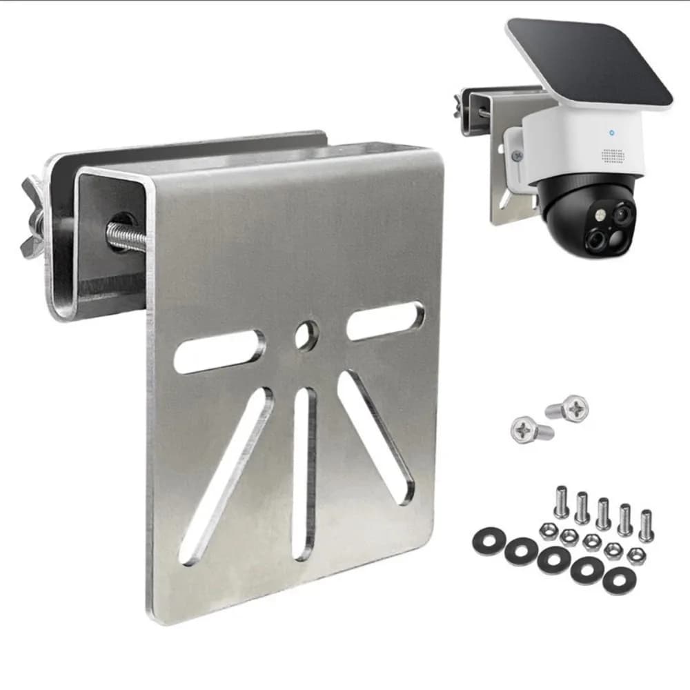 Staffe per telecamera di sicurezza in acciaio inossidabile Viti antiruggine senza foratura Staffa per supporto per telecamera richiesta Metallo resistente alle intemperie