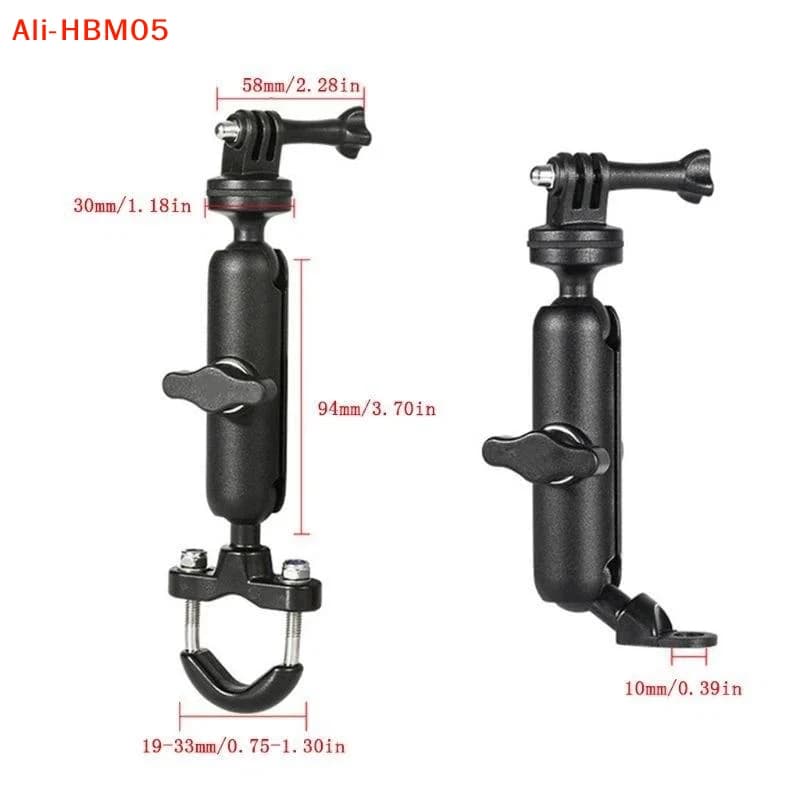 (HB05)Metal Motorcycle Bicycle Camera Holder Handlebar Mirror Mount Bike Bracket For Action Camera Accessories