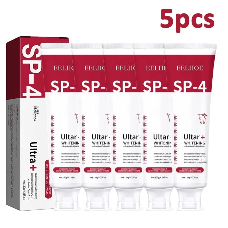 120g Dentifricio Sbiancante Probiotico Rinfrescante Denti Puliti Per Uomini E Donne Alito Fresco Dentifricio Per Rimuovere Le Macchie Dei Denti