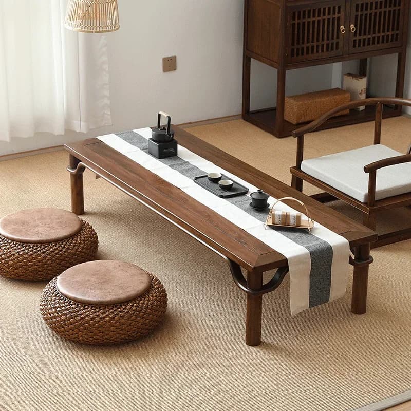 Straw Rattan Cushion Handmade Floor Seat Pouf Mat Hand Woven Knitted Straw Ottoman Footstool for Meditation Zen Yoga Practice