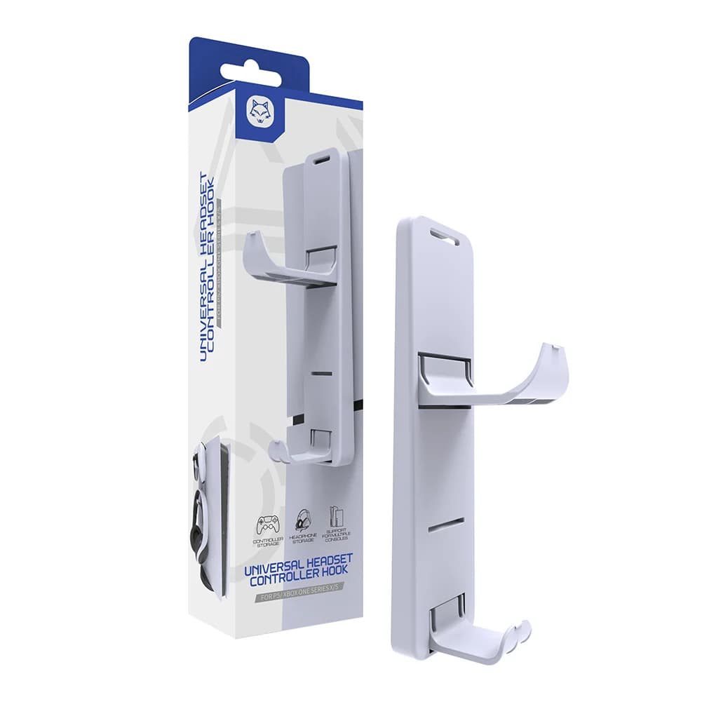 Supporto per Controller e Cuffie, Gancio Appendiabiti per XBOX ONE Series X/S, Porta Cuffie per Console PS5/PS5 Slim, Accessori per Videogiochi