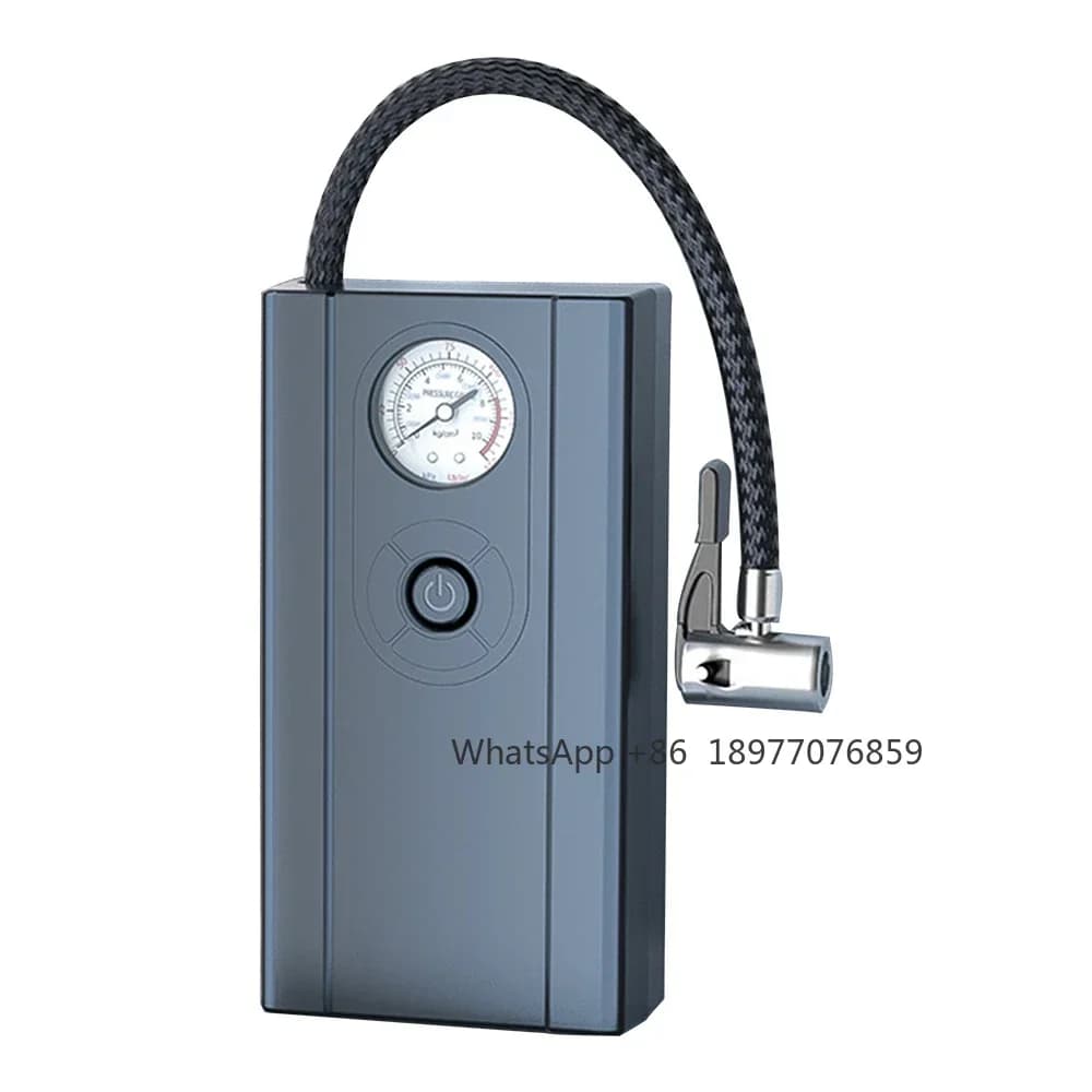 Compressore d'aria portatile per auto 12V DC 150PSI con manometro, mini gonfiatore elettrico per pneumatici
