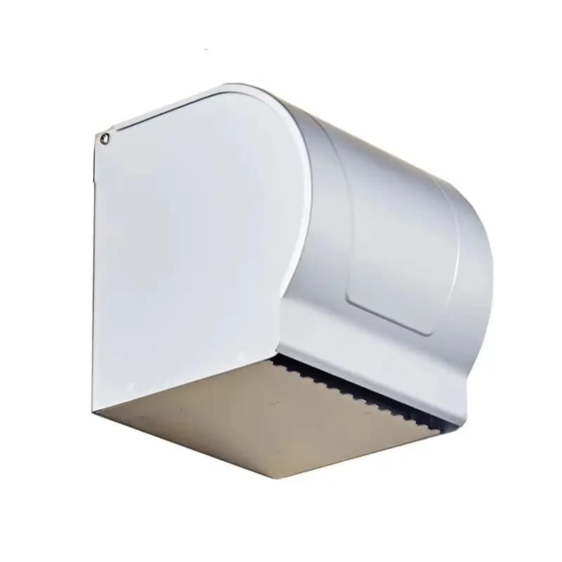 Scatola portaoggetti in tessuto di alluminio per bagno dell'hotel per uso domestico portarotolo di carta igienica custodia per Organizer in carta impermeabile senza perforazione