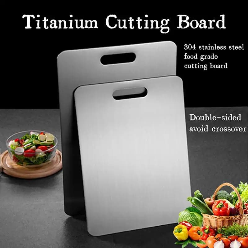 Titanium Tagliere Stainless Steel fruit meat cutter for cutting vegetables and kitchen fruit