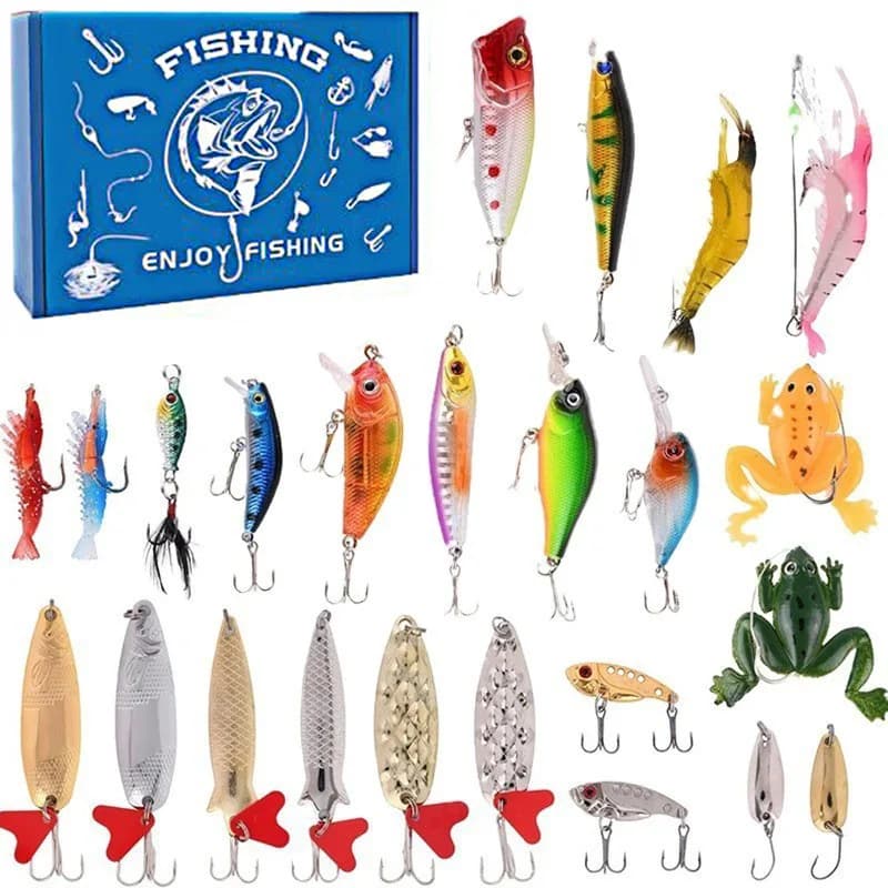 Blind box for fishing bait Fishing baits Equipment box Mysterious box Gift box for fishing bait Kit for fishing baits Gift for festival