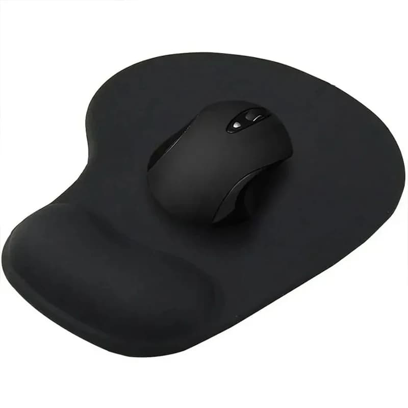 1 Pcs Grey Comfortable Wrist Support Non Slip Mice Mat Soft Mousepad for PC Laptop Computer Ergonomic Wrist Rest Mouse Pad