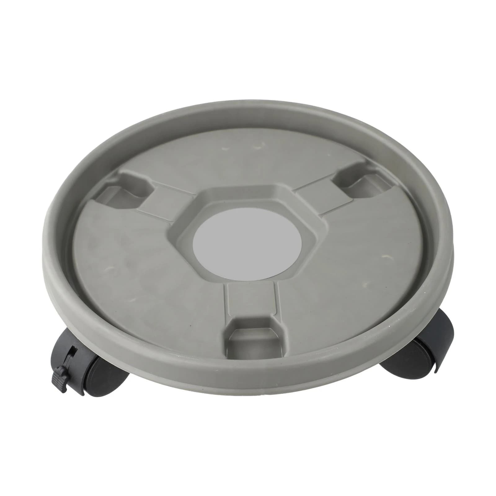 Flower Pot Wheels Round Plastic Tray Heavy Duty Flower Pot Rack Plant Movable Rolling Potted Plant Stand With Rollers