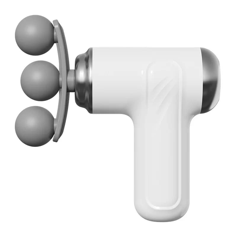 2025 New Custom Massage Gun Deep Tissue Percussion Muscle Massager Quiet Brushless Motor with Multiple Heads