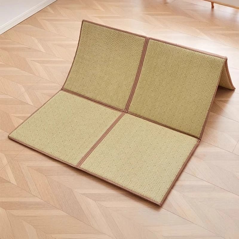 Foldable Cooling Mat Connectable Baby Play Mats for Floor Summer Reversible Sleeping Pad with Portable Storage Bag Home Nap Mat