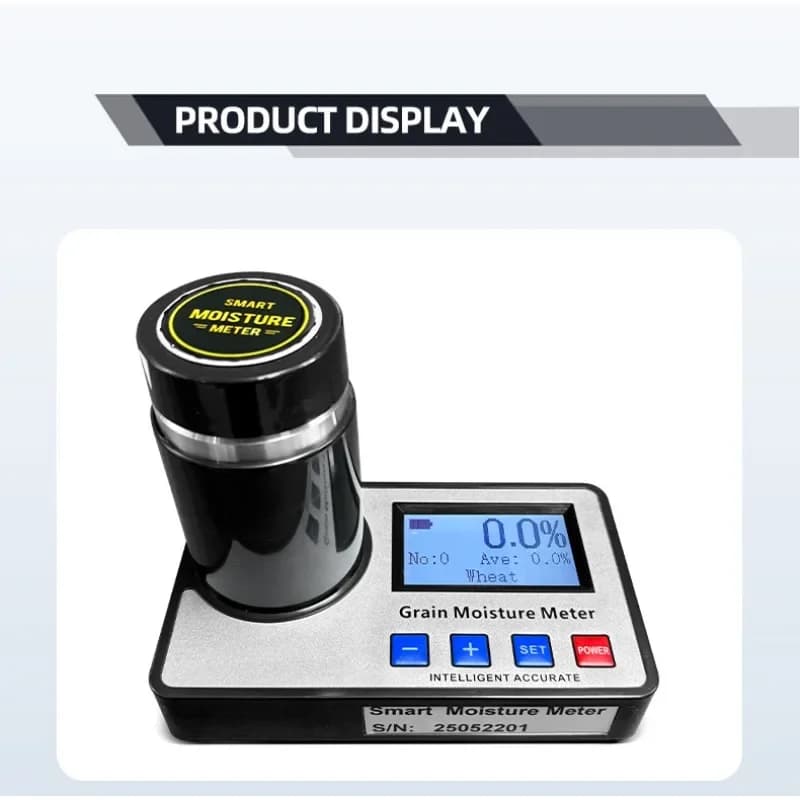 Wheat Corn Grain Coffee Bean Cocoa Bean Almonds Moisture Meter GM006 Digital High Precision 8-30% 05%