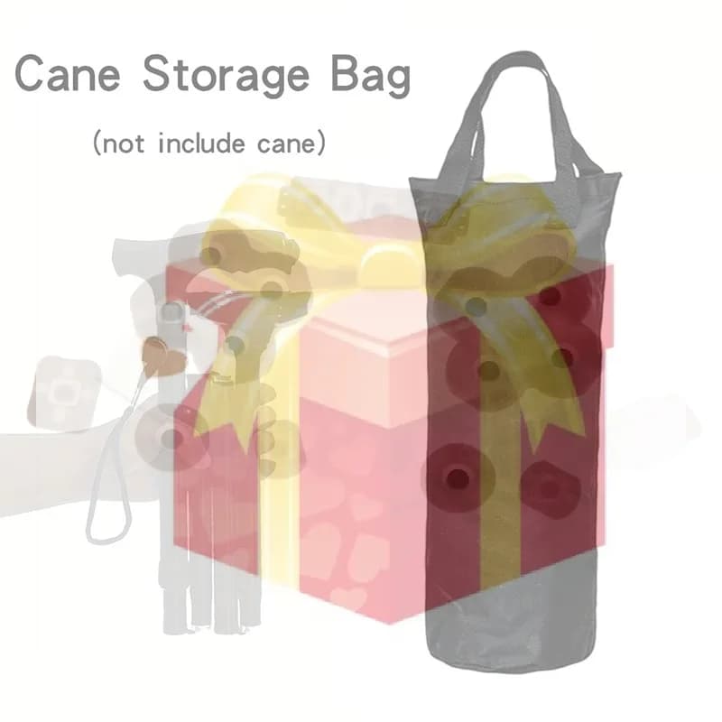 【HG】Folding Cane Storage Bag, Portable Elderly Cane Pouch, Trekking Pole Handbag, Cane Protective Sleeve (Cane Not Included)