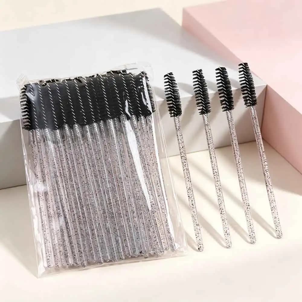 100/500/1000pcs for Eyebrow Wholesale Colorful Spoolies Eye Beauty Tools Disposable Mascara Wands Eyelash Brush Lash Extension
