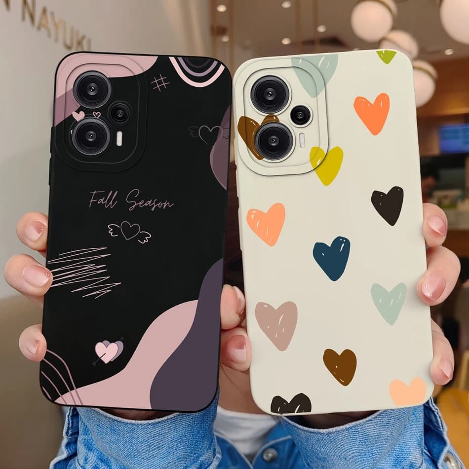 Nuova custodia per Xiaomi Poco F 5 F5Pro aggiornamento protezione completa in silicone antiscivolo copertura posteriore del telefono per PocoF5 F5 Pro guscio paraurti