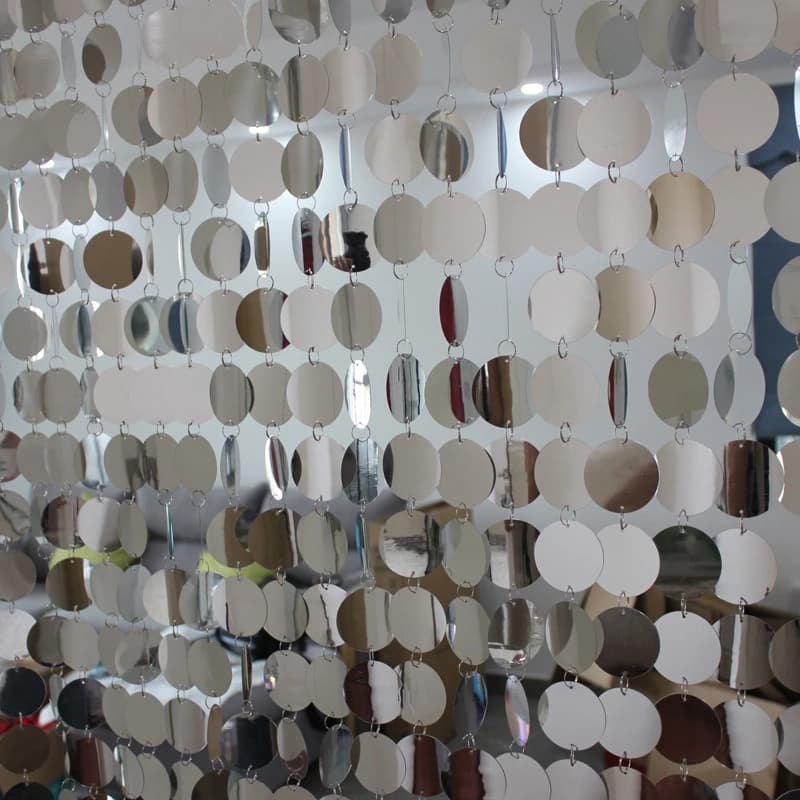 5 Strips Party Decorations Festive Wedding Supplies DIY Curtains for Interior Plastic Door Curtains with Sequins Flash