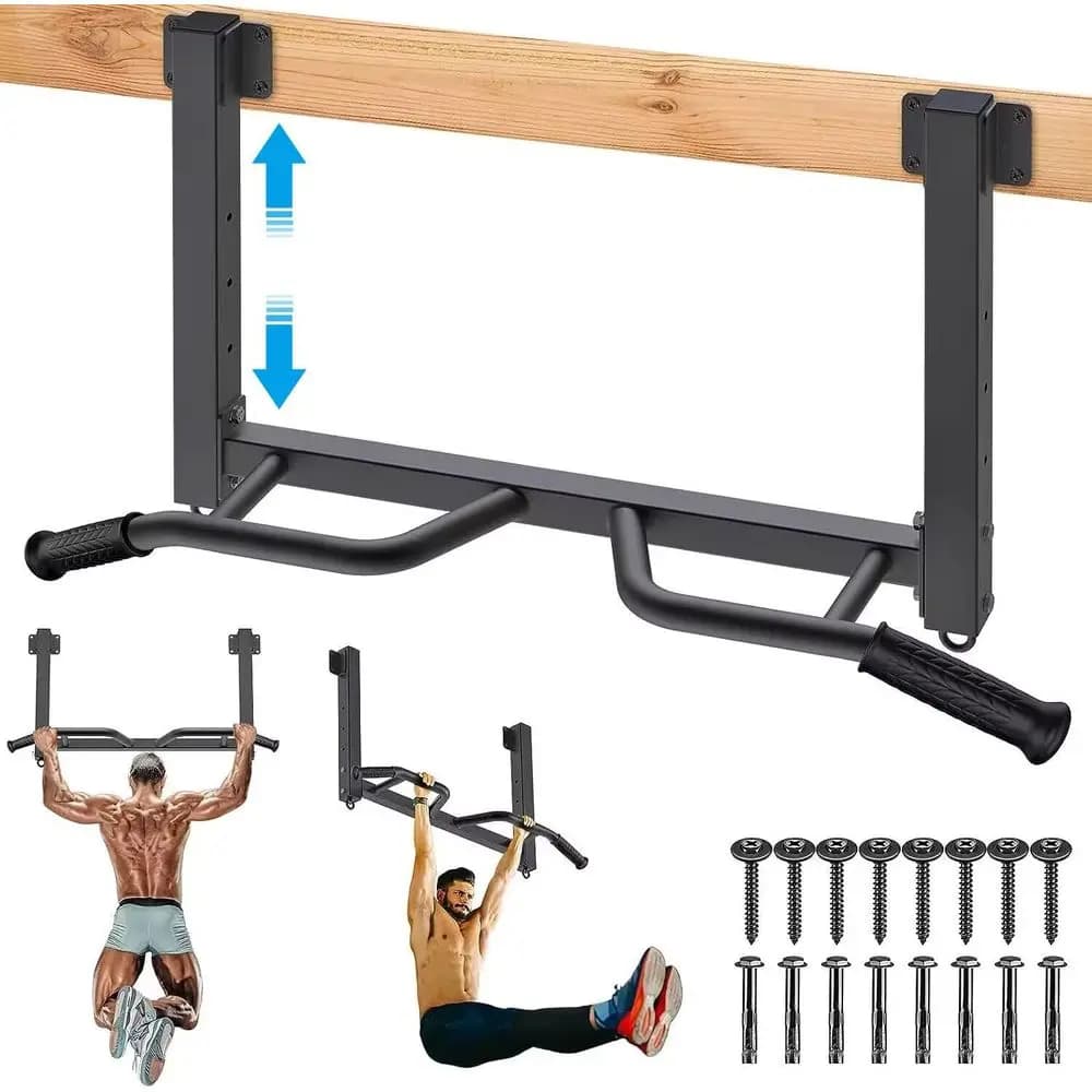 Ceiling traction bar - Robusta, highly adjustable, multifunctional - Home gym system with boxing bag support