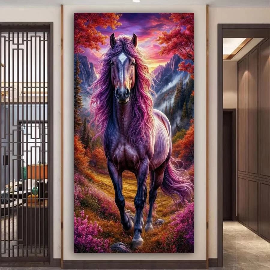 Horse Large Size Diy Diamond Art Painting Kits New Collection 2026 Animals Full Drill Mosaic Embroidery Picture Wall Decor