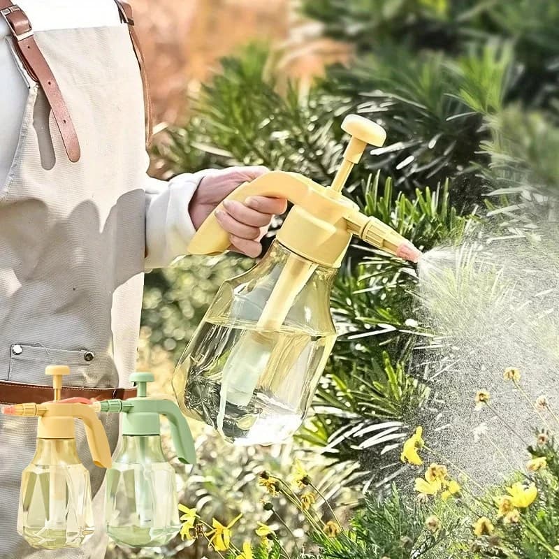 Spruzzatore manuale a pressione d'aria da 1 pezzo, ugello regolabile da nebulizzazione a getto, per irrigazione del giardino, disinfezione e nebulizzazione delle piante