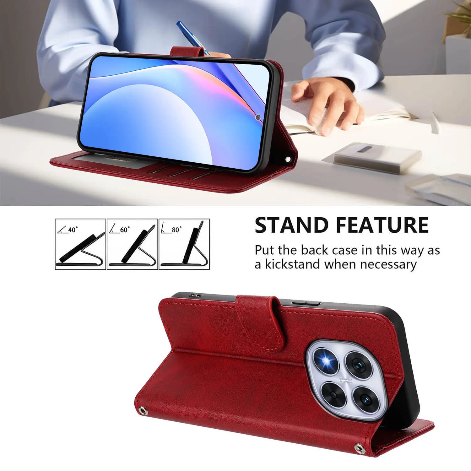 Panda Portafoglio RFID Blocco Slot per schede Custodia in pelle con vibrazione magnetica per Xiaomi 14T 14 Pro 15 Ultra Redmi 14C Nota 14 Pro 5G 4G +