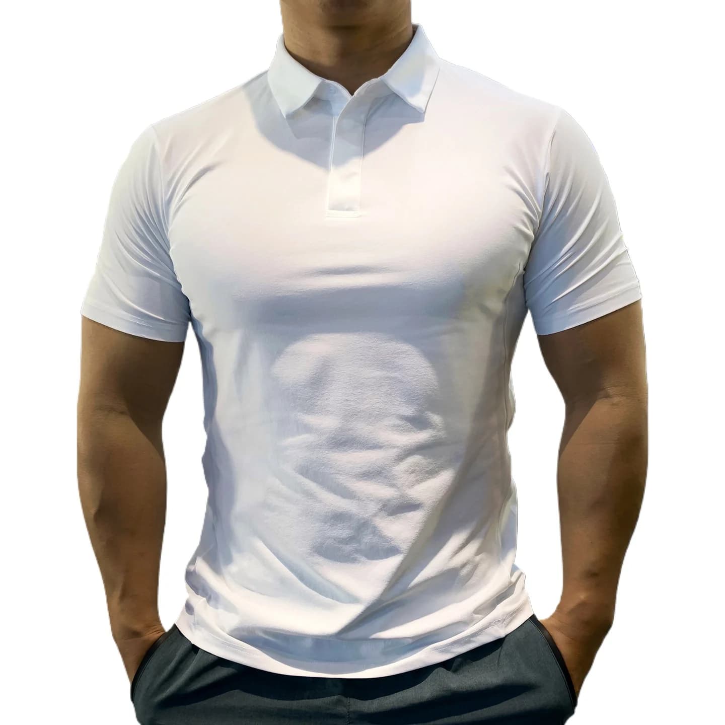 Polo Antibatterica Estiva 7A 2026 da Uomo a Maniche Corte, T-shirt ad Asciugatura Rapida Traspirante per Lavoro, Streetwear, Pesca, Escursionismo, Golf