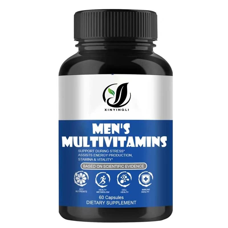 Men's Multivitamin Supplements - Daily Vitamins That Provide Energy, Immunity, and Overall Health Support, Vegan, Gluten Free