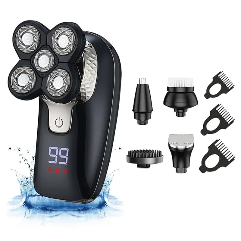 [NEW!A38F】 Shaving Machine Portable Mini Beard Trimmer USB Rechargeable Face Nose Hair Trimmer Multifunctional Electric Shaver S
