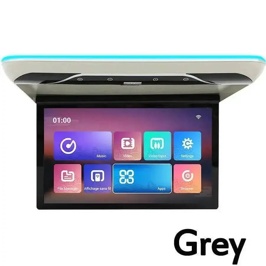 17 pollici Universale Auto WIFI USB HDMI Lettore Video Multimediale Android 13 Tetto Monitor Da Soffitto Per SAIC MAXUS G20 CUV Schermo WIFI