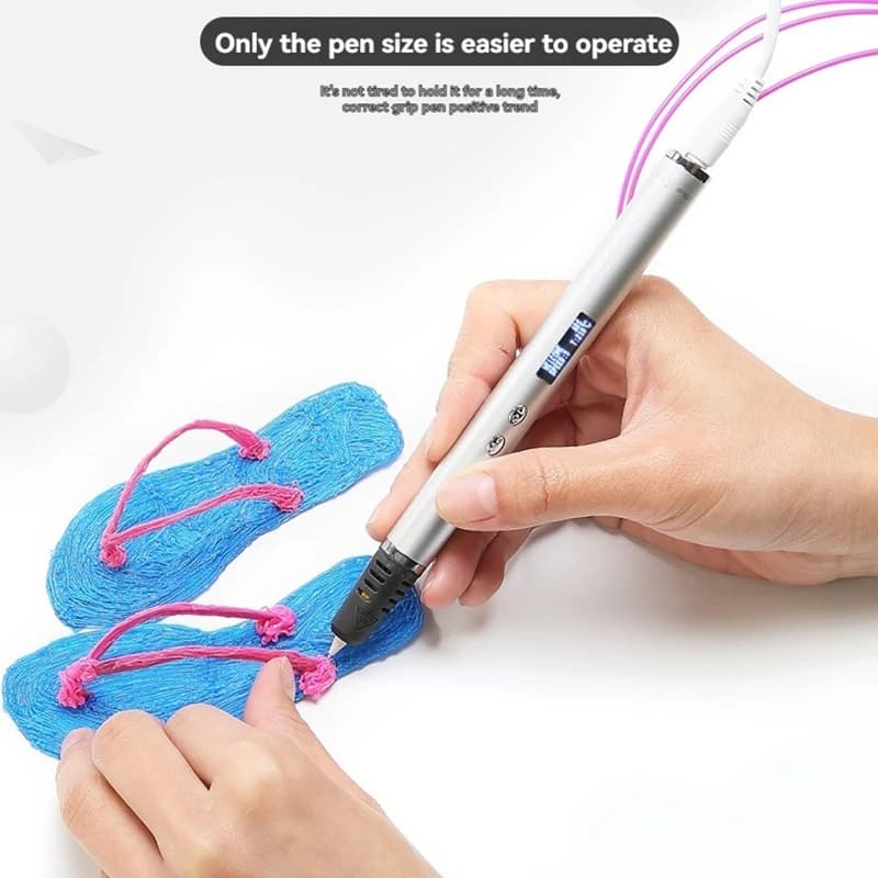 3D Printing Pen with LCD Screen, Temperature Control, PLA Filament 1.75mm, RP900A Super Subtle, Birthday Gift for Children, Fai-da- ♪