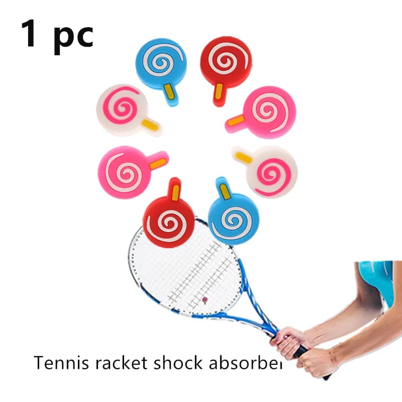 Antivibrations for Tennis racket in Lecca-Lecca shape, Silicone shock absorbers for Tennis rackets